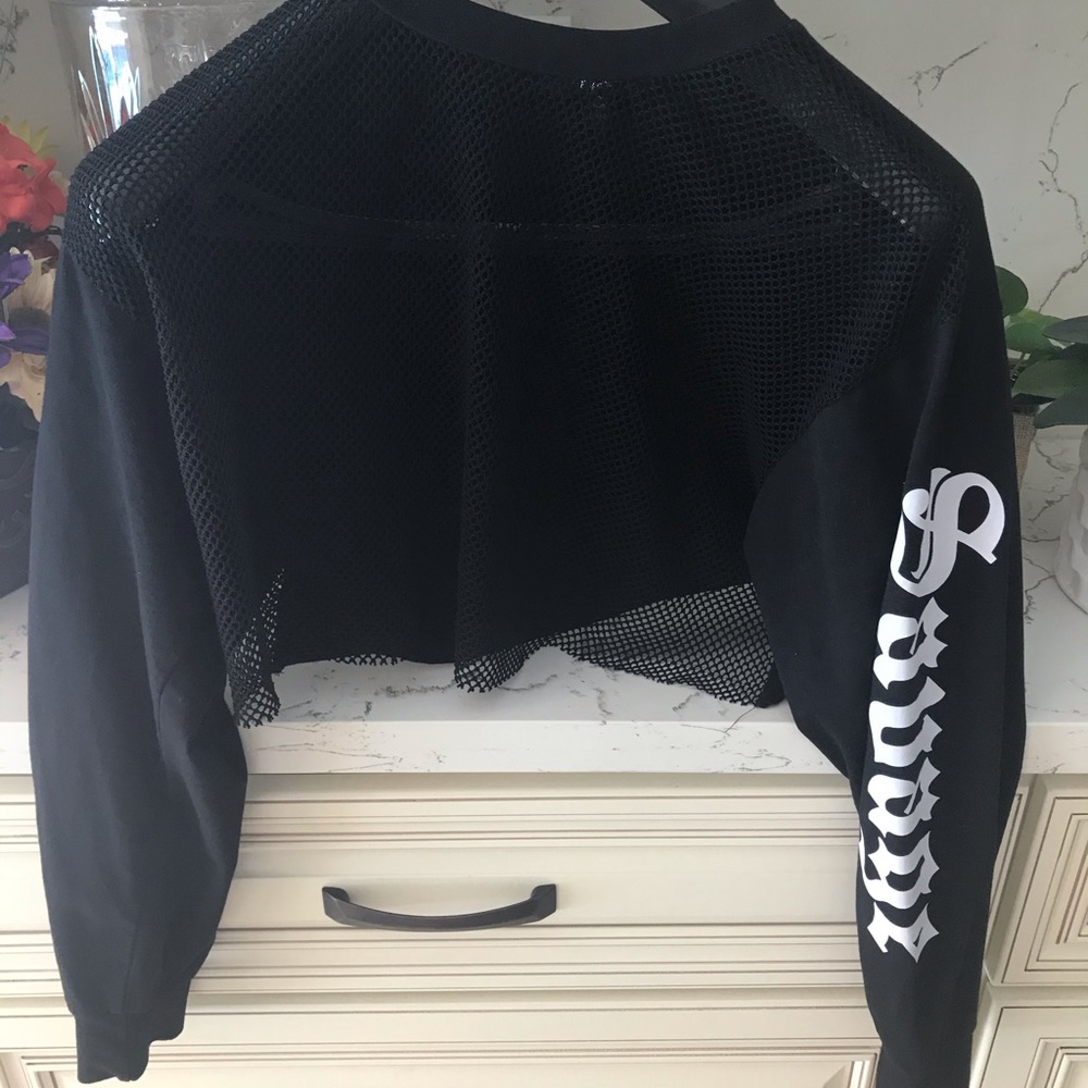 Black Mesh Cover up